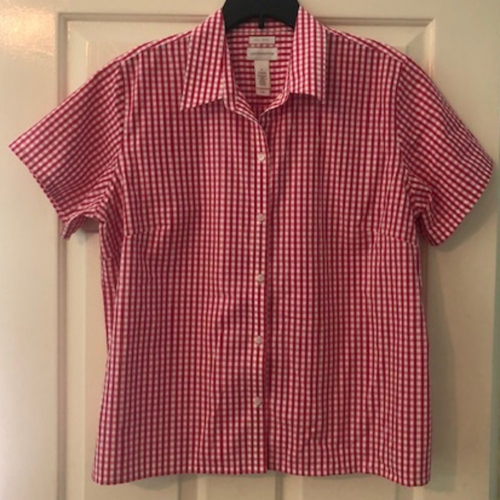 Liz Claiborne 100% Cotton No Iron Blouse 16